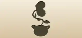 Venus Flytrap silhouette