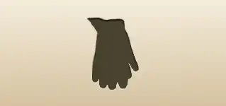 Gloves silhouette
