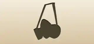 Respirator silhouette