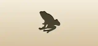 Frog silhouette