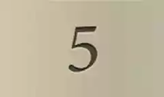 5番のシルエット