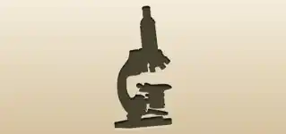 Microscope silhouette