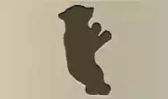 クマのシルエット