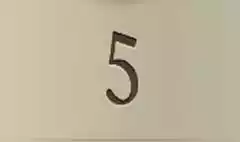 5番のシルエット