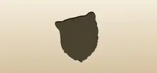 Bear silhouette