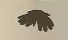 手袋のシルエット