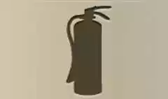 消火器のシルエット