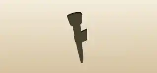 Torch silhouette