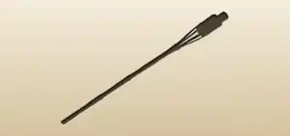 Torch silhouette
