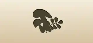 Fly Agarics silhouette