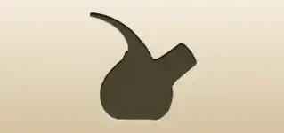 Retort Flask silhouette