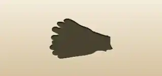 Gloves silhouette