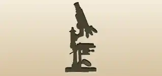 Microscope silhouette