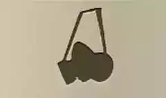 ガスマスクのシルエット