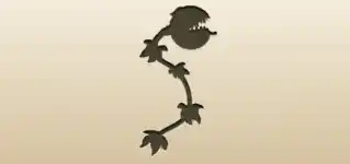 Venus Flytrap silhouette
