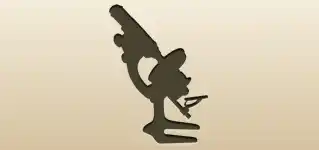 Microscope silhouette