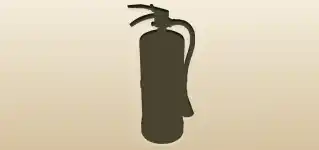 Fire Extinguisher silhouette