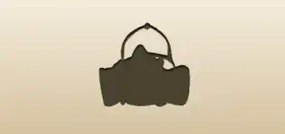 Respirator silhouette