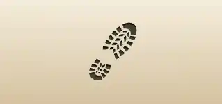 Boot Print silhouette