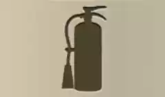 消火器のシルエット