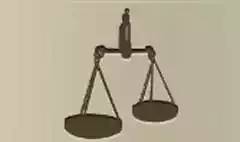 はかりのシルエット