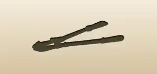 Bolt Cutter silhouette