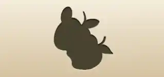 Apples silhouette