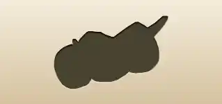 Respirator silhouette