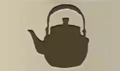 やかんのシルエット