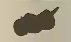 ガスマスクのシルエット
