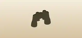 Binoculars silhouette