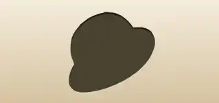 Miner’s Hat silhouette