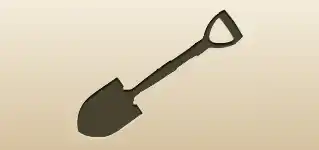 Shovel silhouette
