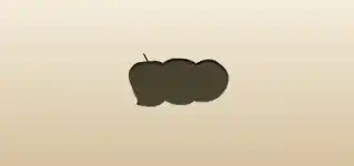 Apples silhouette
