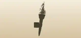 Torch silhouette