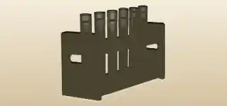 Test Tubes silhouette