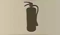 消火器のシルエット