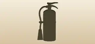 Fire Extinguisher silhouette