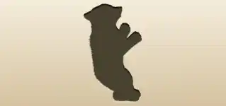 Bear silhouette
