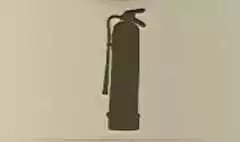 消火器のシルエット