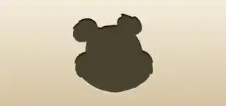 Bear silhouette