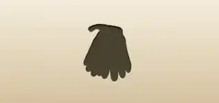 Gloves silhouette