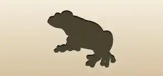Frog silhouette