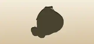 Apples silhouette