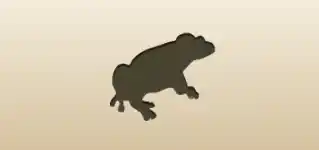 Frog silhouette