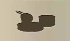 缶詰のシルエット