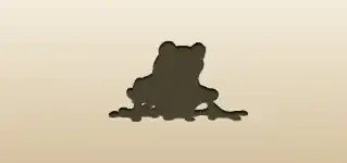 Frog silhouette