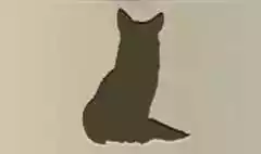 キツネのシルエット
