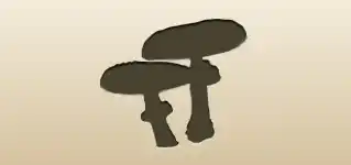 Fly Agarics silhouette
