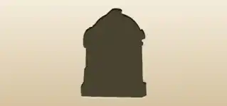 Clock silhouette